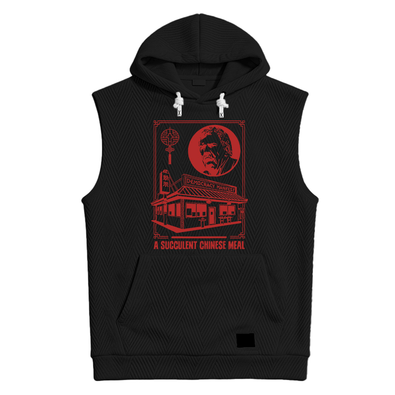 Modecanvas Democracy Manifest Chinese Restaurant Hooded Tank
