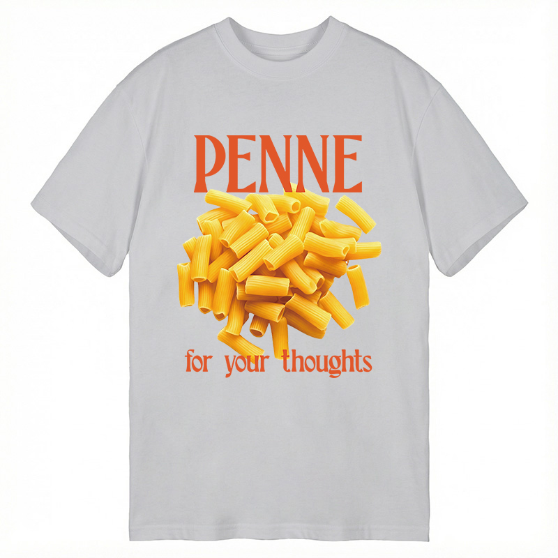 Modecanvas Penne For Your Thoughts DTG Printing Classic T-Shirt-modecanvas