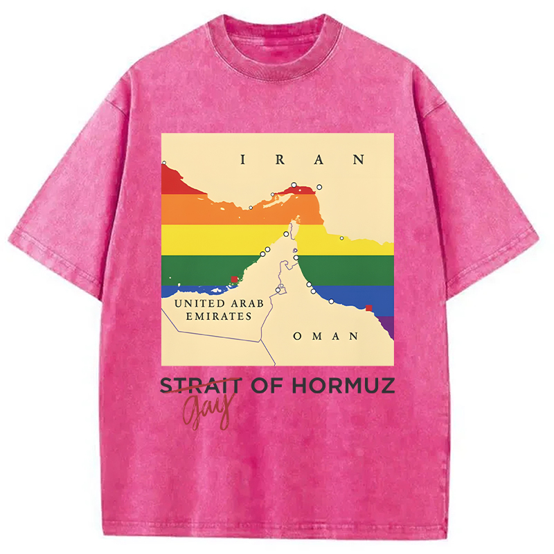 Modecanvas Gay of Hormuz DTG Printing Washed T-Shirt
