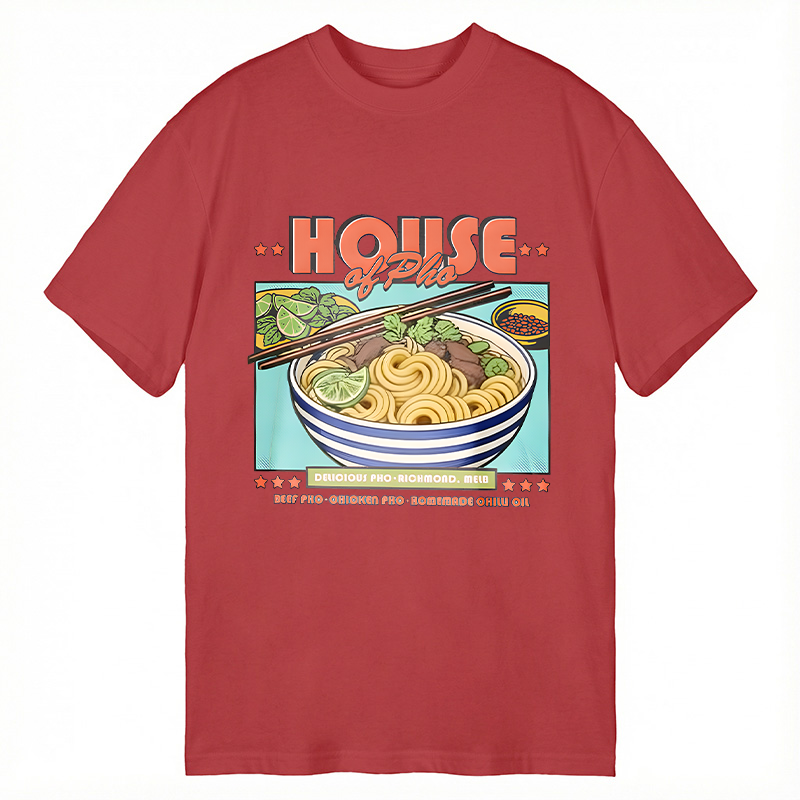 Modecanvas House of Pho DTG Printing Classic T-Shirt-modecanvas