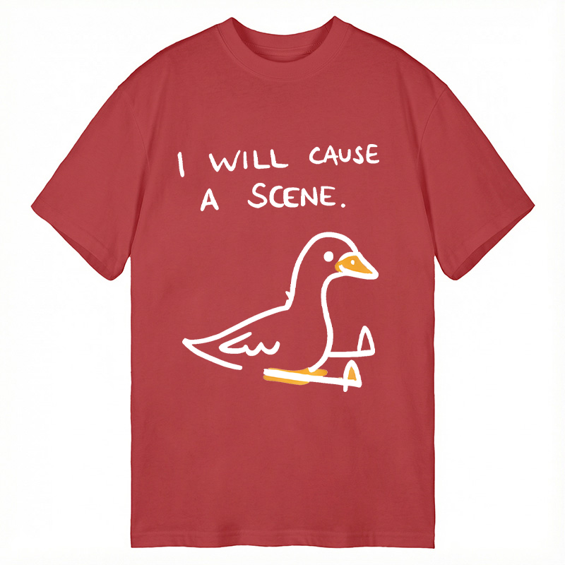 Modecanvas Pigeon Cause Trouble Meme DTG Printing Classic T-Shirt-modecanvas