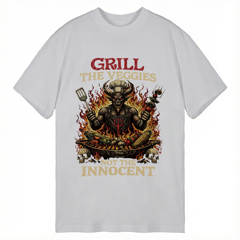 Modecanvas Heavy Metal Vegan Vegetarian DTG Printing Classic T-Shirt-modecanvas