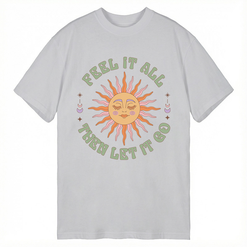 Modecanvas Breathe?and ?Release ?Artistic DTG Printing Classic T-Shirt-modecanvas