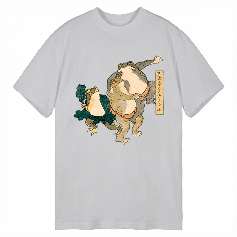 Modecanvas Sumo Frogs Japan DTG Printing Classic T-Shirt-modecanvas