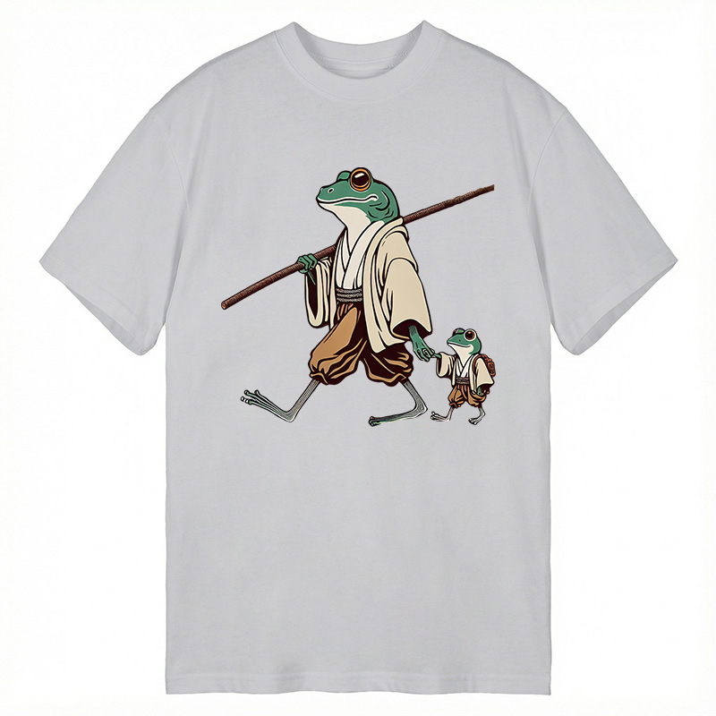 Modecanvas Big Hand Holding Little Hand DTG Printing Classic T-Shirt-modecanvas
