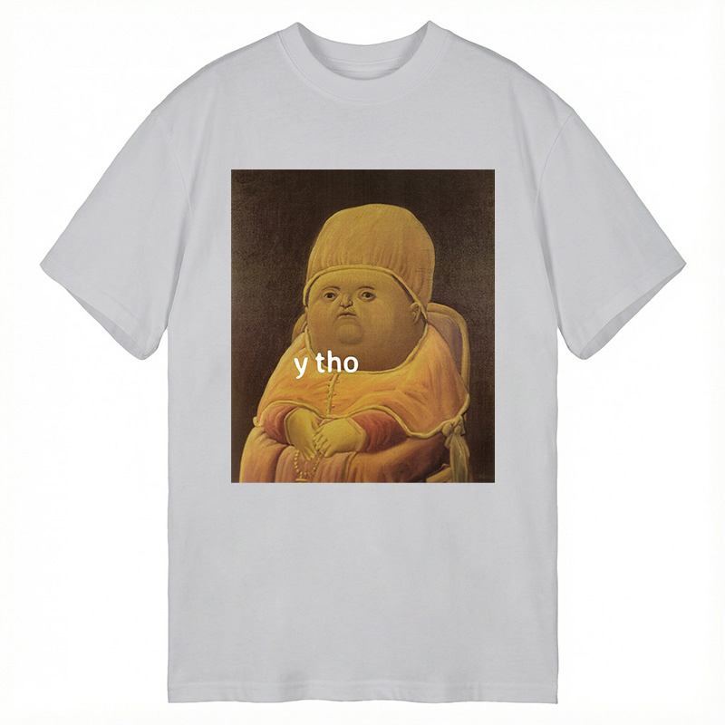 Modecanvas Y Tho Funny Meme DTG Printing Classic T-Shirt-modecanvas