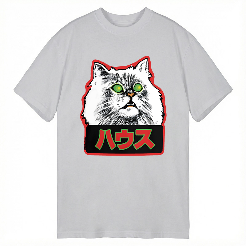 Modecanvas Hausu Cat DTG Printing Classic T-Shirt-modecanvas