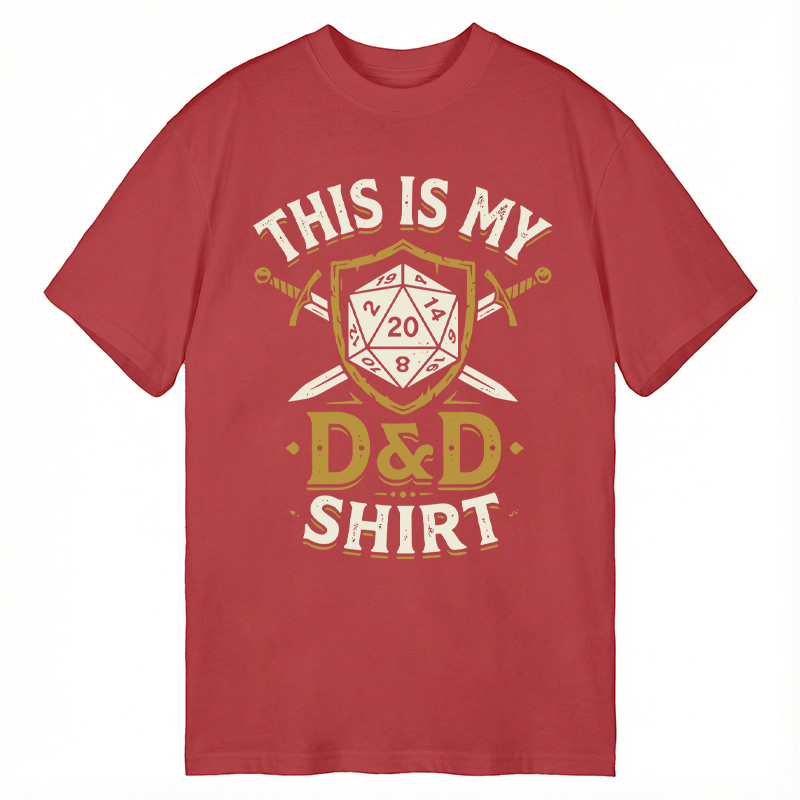 Modecanvas This Is My D&D shirt DTG Printing Classic T-Shirt-modecanvas
