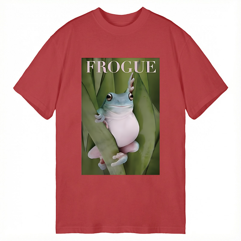 Modecanvas Frogue Internet Meme DTG Printing Classic T-Shirt-modecanvas