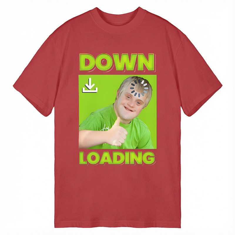 Modecanvas Down Loading Meme DTG Printing Classic T-Shirt-modecanvas