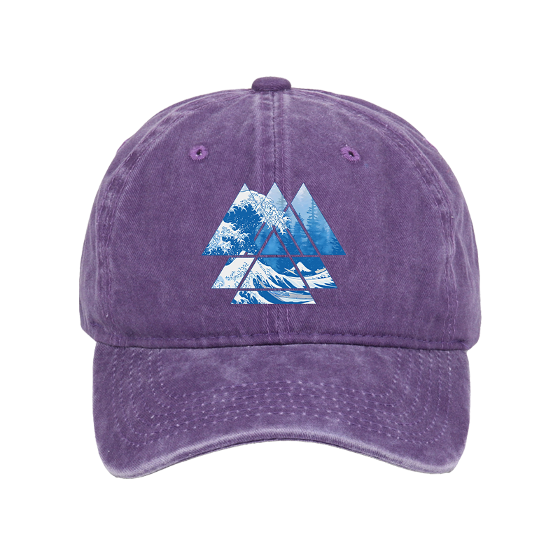 Modecanvas The Great Wave Washed Cap-modecanvas