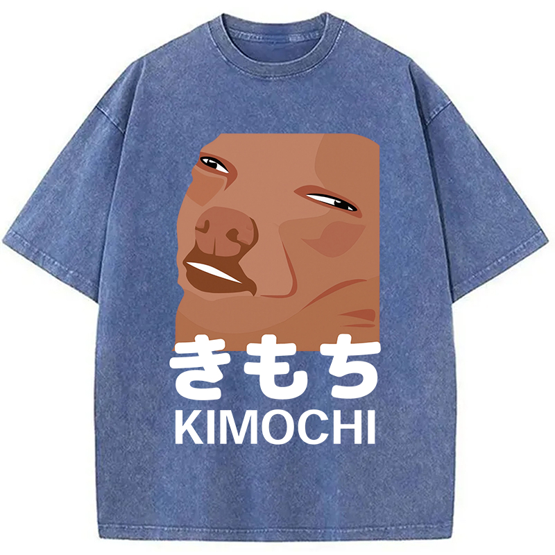 Modecanvas Kimochi Japanese Meme Washed T-Shirt