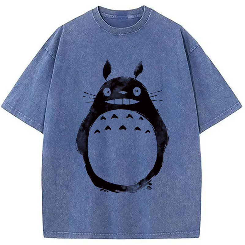 Modecanvas Forest Spirit Ink Washed T-Shirt
