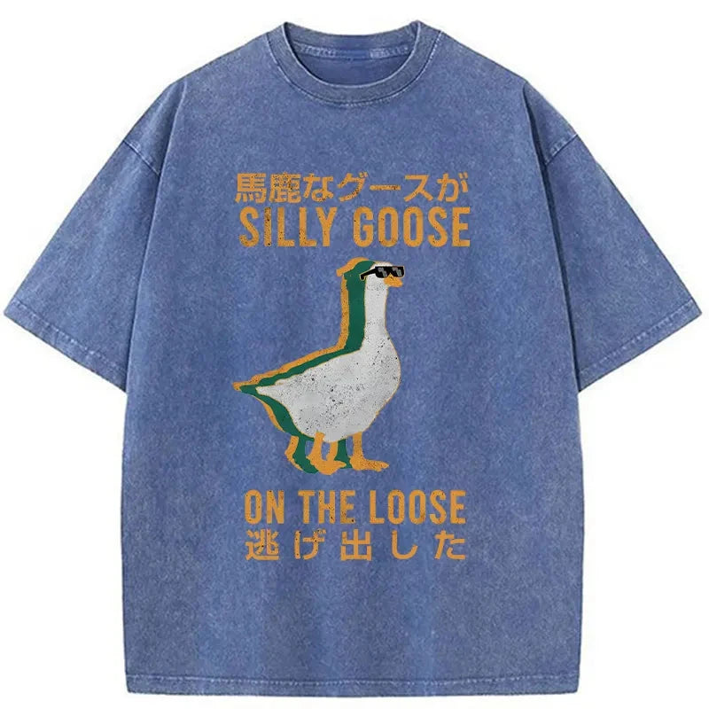 Modecanvas Silly Goose Japanese Washed T-Shirt