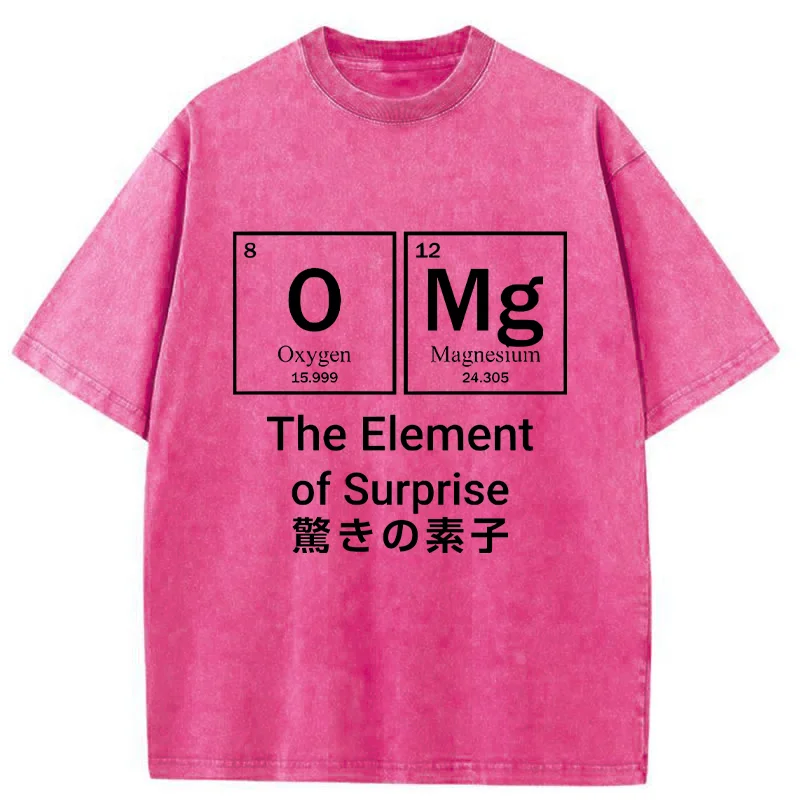 Modecanvas The Element Of Surprise Washed T-Shirt