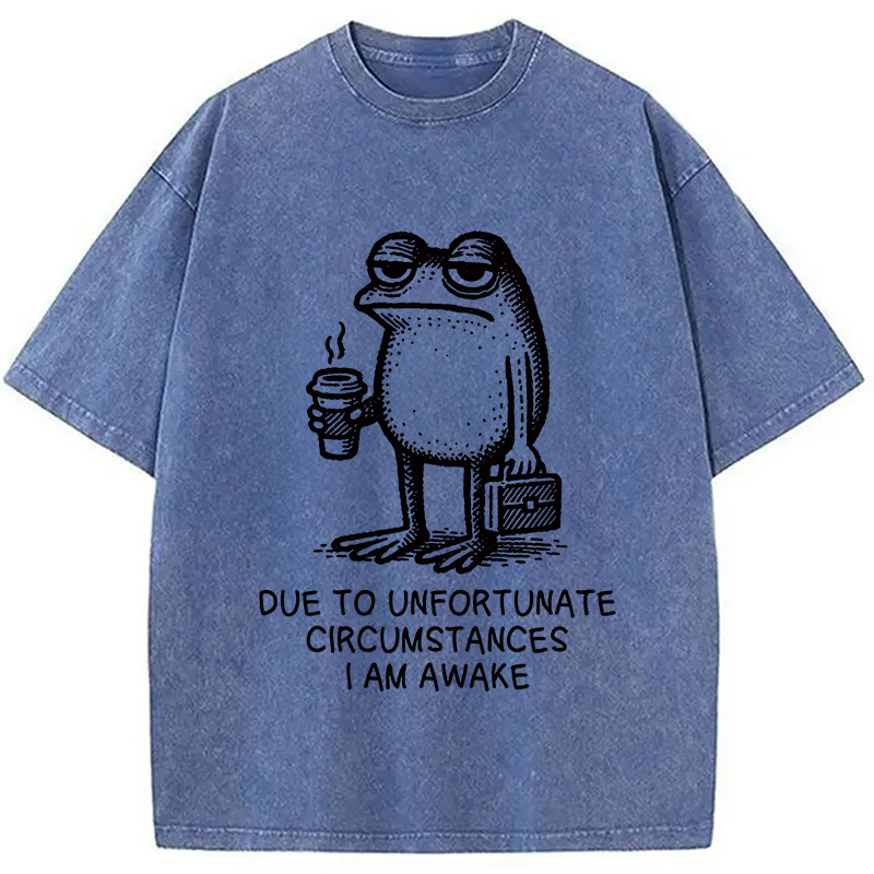 Modecanvas Decadent Frog Washed T-Shirt