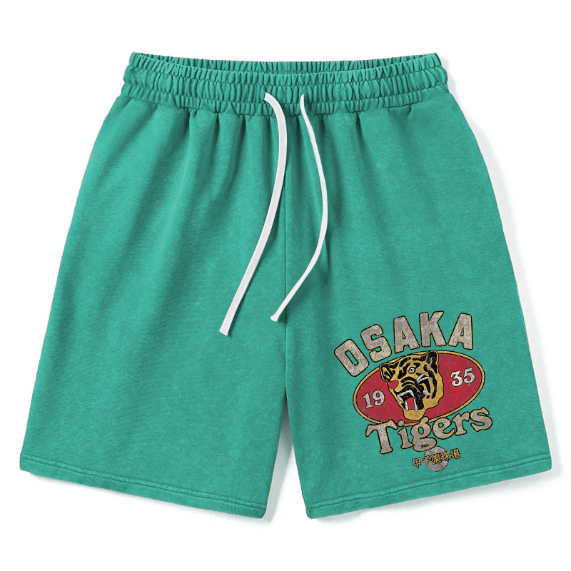 Modecanvas Osaka Tigers 1935 Washed Shorts