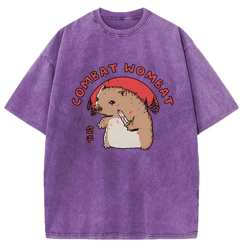 Modecanvas Combat Wombat Japan Washed T-Shirt