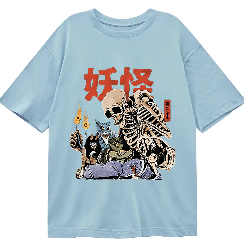 Modecanvas The Yokai Club DTG Printing Classic T-Shirt-modecanvas