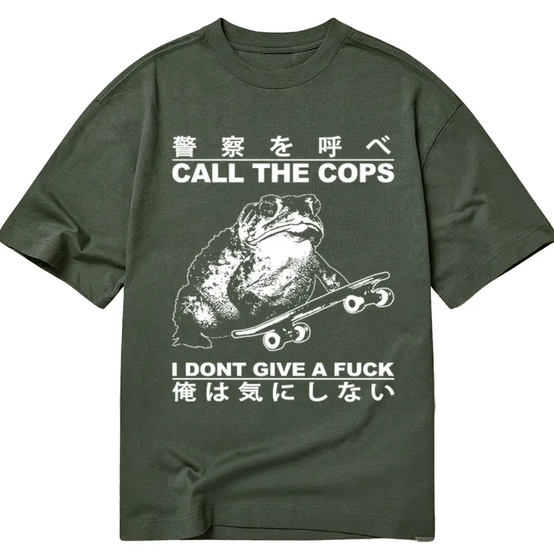 Modecanvas I Don't Care DTG Printing Classic T-Shirt-modecanvas