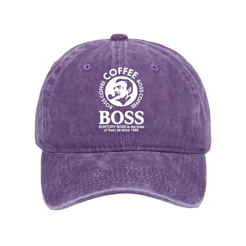 Modecanvas Boss Is The Boss Of Them All Washed Cap-modecanvas