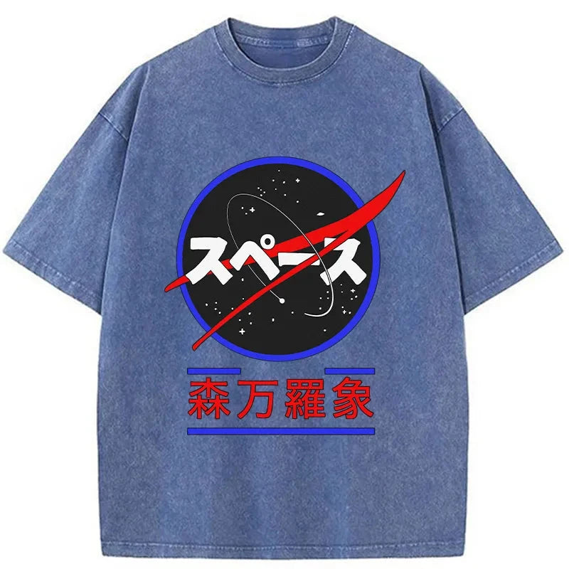 Modecanvas Japan Nasa Washed T-Shirt