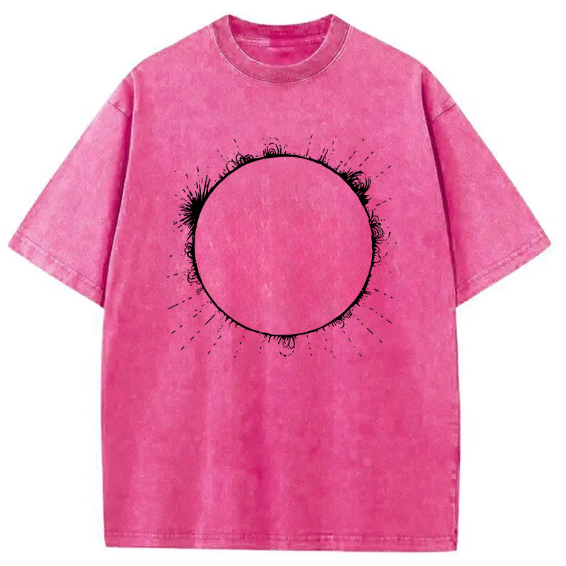 Modecanvas Solar Flare Washed T-Shirt