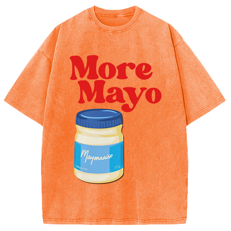 Modecanvas More Mayo Washed T-Shirt
