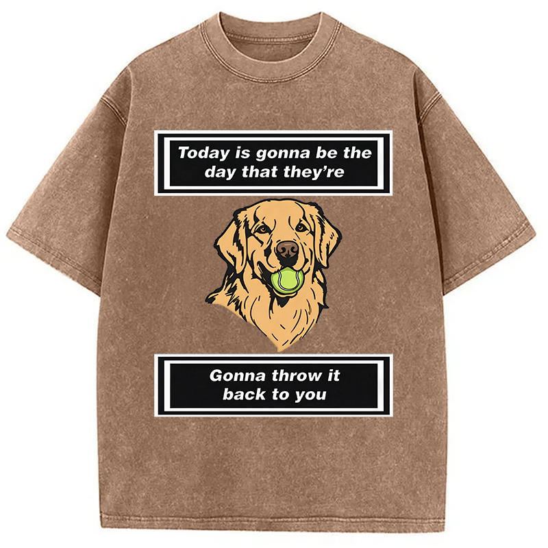 Modecanvas Back to You DTG Printing Washed T-Shirt