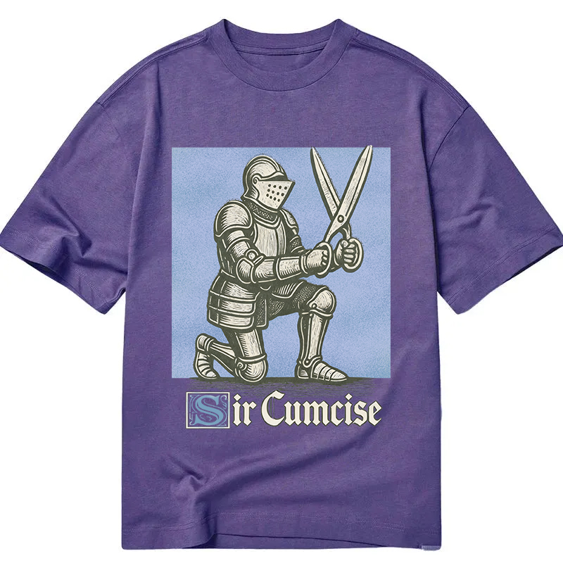 Modecanvas Funny Knight Meme DTG Printing Classic T-Shirt-modecanvas