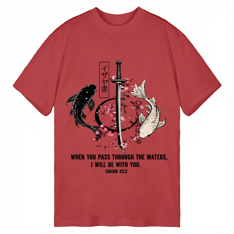 Modecanvas I Will Be With You DTG Printing Classic T-Shirt-modecanvas
