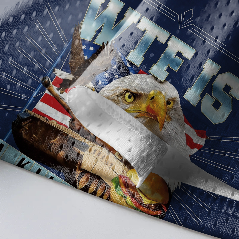 Modecanvas WTF Is A Kilometer Meme Mesh Jersey-modecanvas