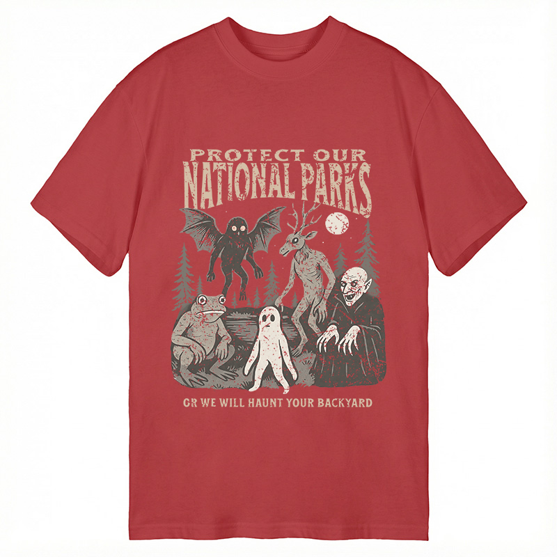 Modecanvas We Will Hurt Your Backyard DTG Printing Classic T-Shirt