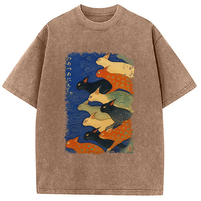 Modecanvas Claw-some Ninja Washed T-Shirt