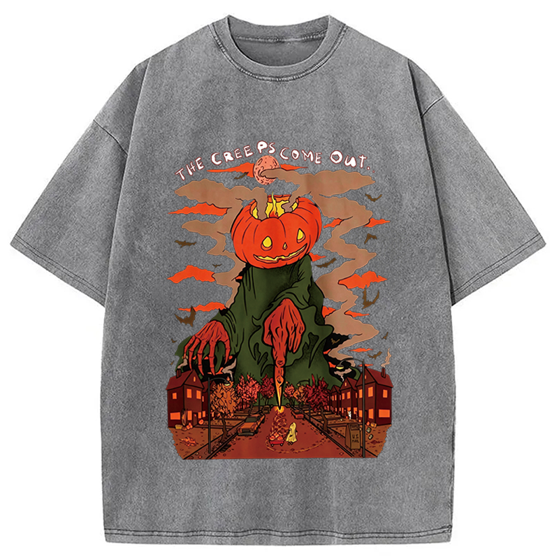 Modecanvas The Cree Ps Cime Out DTG Printing Washed T-Shirt