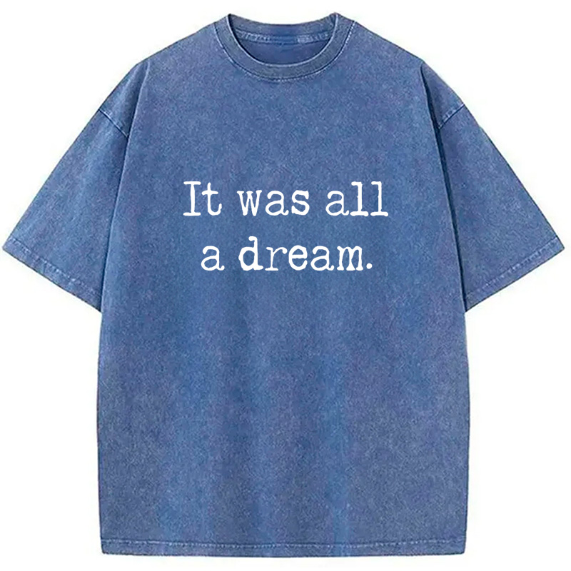Modecanvas It Was A Dream Washed T-Shirt