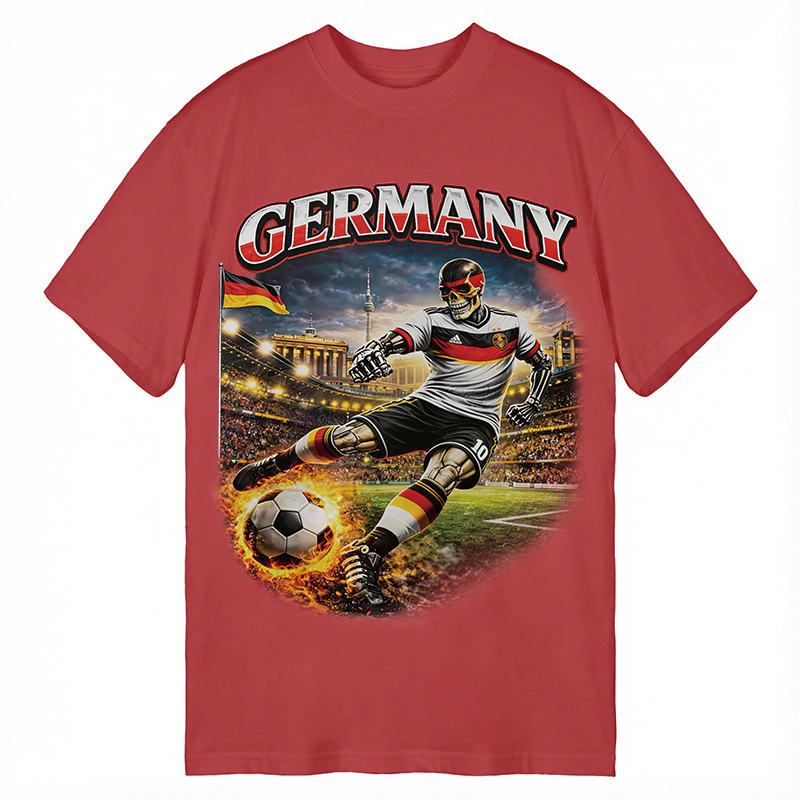 Modecanvas Germany Soccer Vintage DTG Printing Classic T-Shirt-modecanvas
