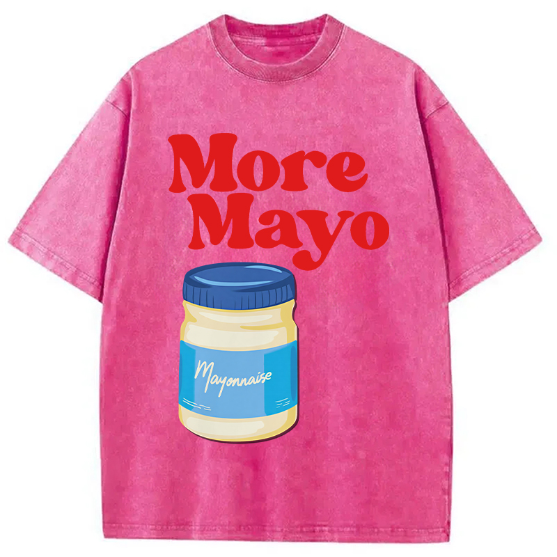 Modecanvas More Mayo Washed T-Shirt