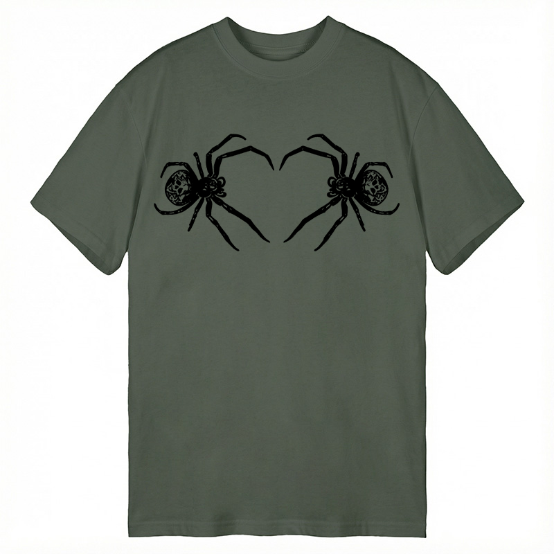 Modecanvas Skull Spider DTG Printing Classic T-Shirt-modecanvas
