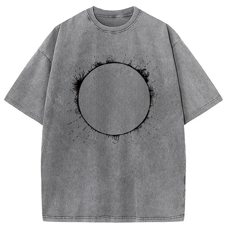 Modecanvas Solar Flare Washed T-Shirt