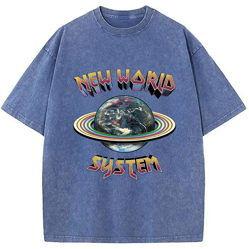 Modecanvas New World System DTG Printing Washed T-Shirt