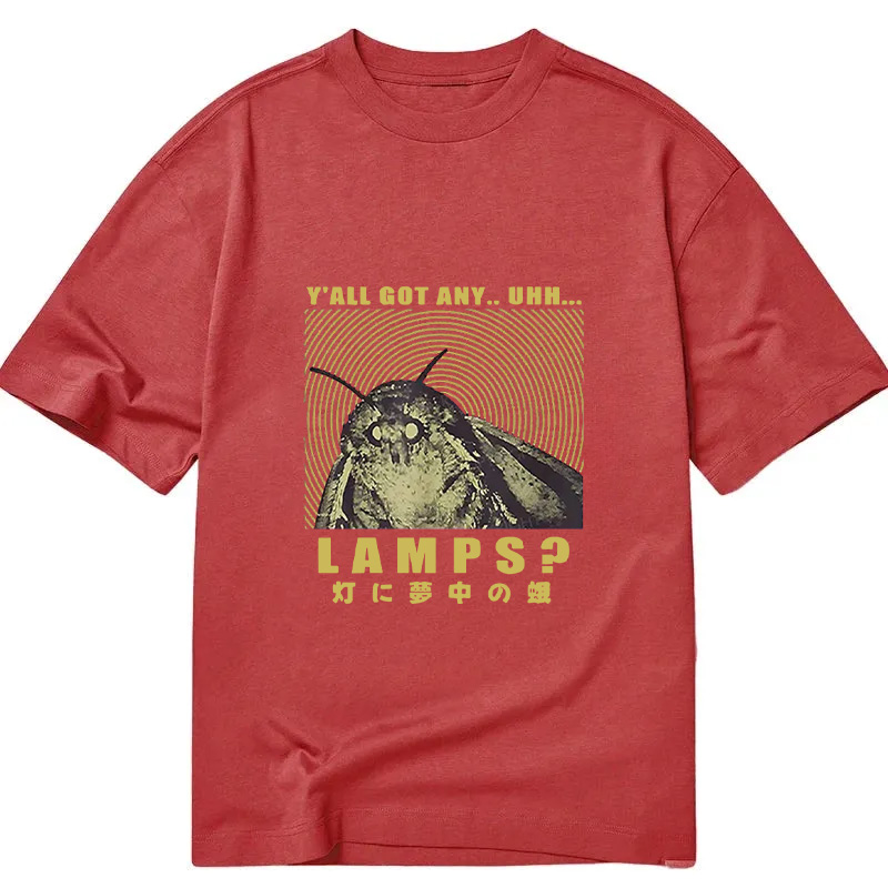 Modecanvas Moth Obsessed With The Light DTG Printing Classic T-Shirt-modecanvas