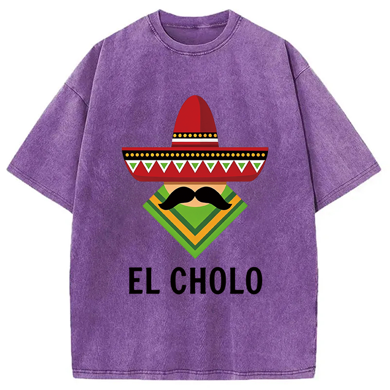 Modecanvas El Cholo DTG Printing Washed T-Shirt
