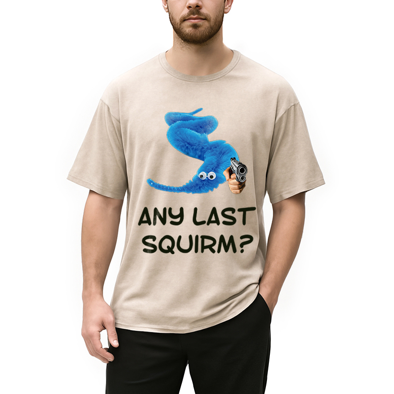 Modecanvas Any Last Squirm DTG Printing Washed T-Shirt