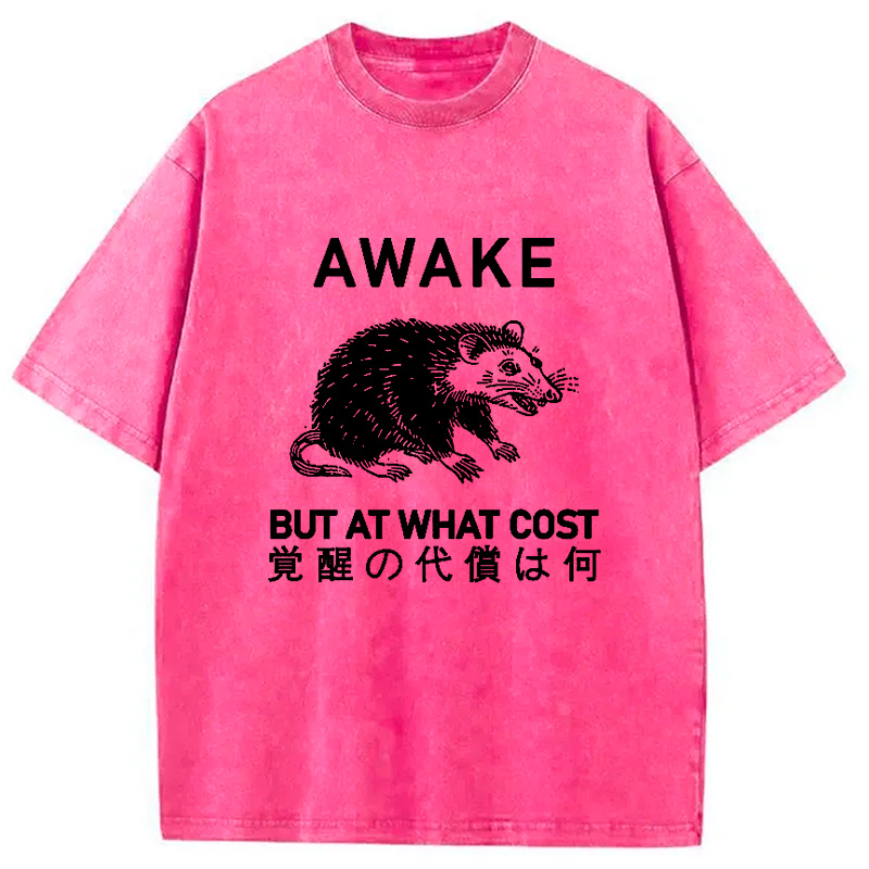 Modecanvas Desperate Possum Washed T-Shirt