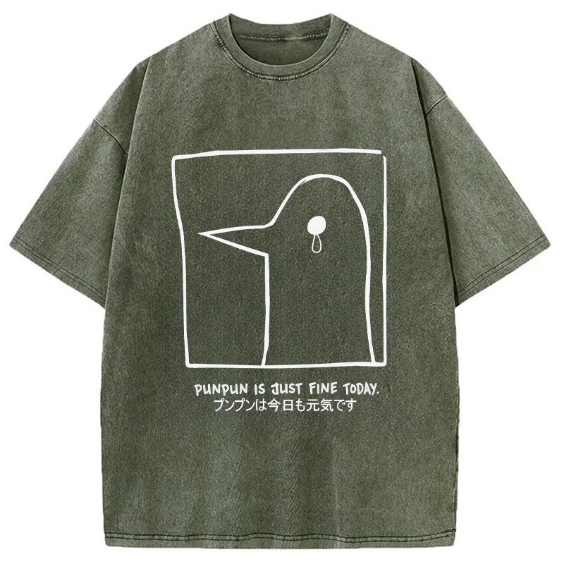 Modecanvas Oyasumi Punpun Washed T-Shirt