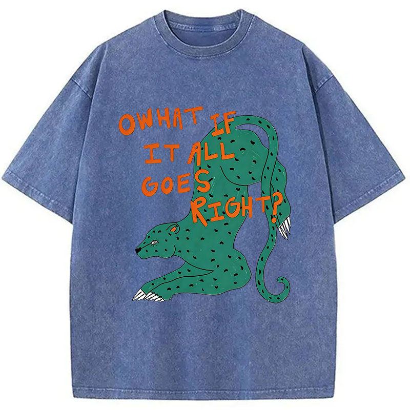 Modecanvas What If DTG Printing Washed T-Shirt