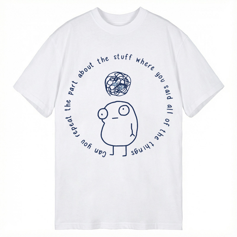 Modecanvas ADHD Humor Meme DTG Printing Classic T-Shirt-modecanvas