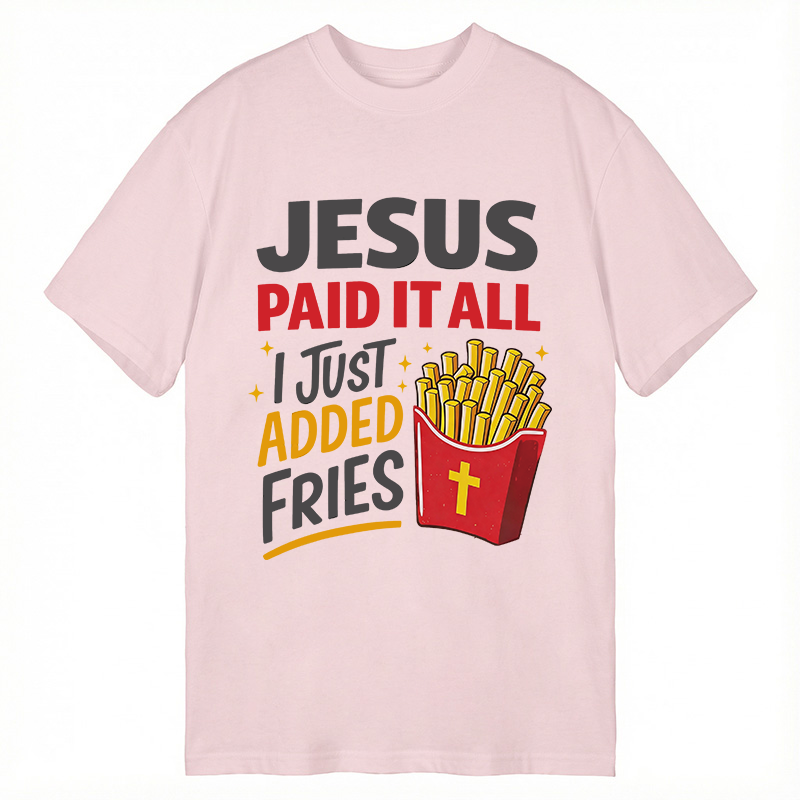 Modecanvas Jesus Paid It All DTG Printing Classic T-Shirt-modecanvas