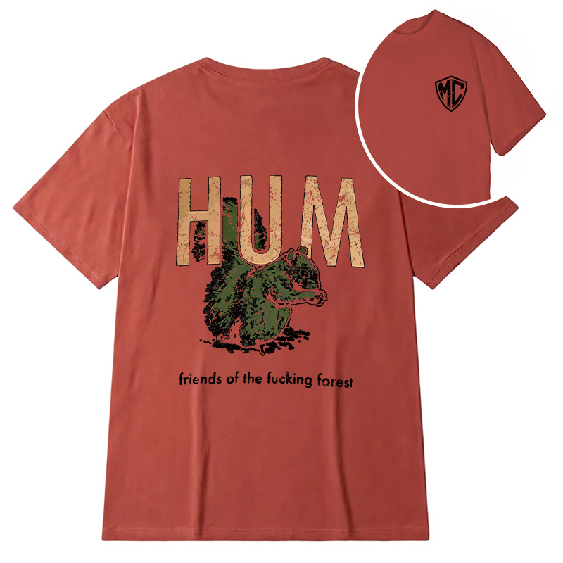 Modecanvas Copy of Hum DTG Printing Back Classic T-Shirt